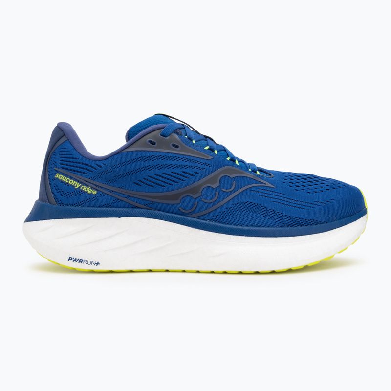 Scarpe da corsa da uomo Saucony Ride 18 lapis/citron 2