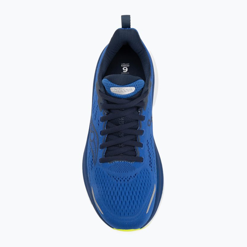 Scarpe da corsa da uomo Saucony Hurricane 25 lapis/citron 5