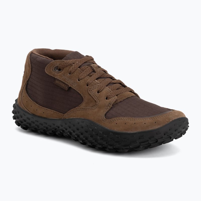 Scarpe barefoot uomo Merrell Wrapt Sneaker Mid Wp coffee