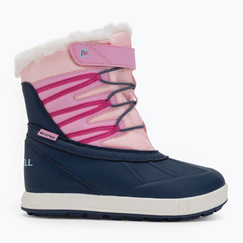 Doposci per bambini Merrell Snow Bank 5.0 WP navy/pink 2