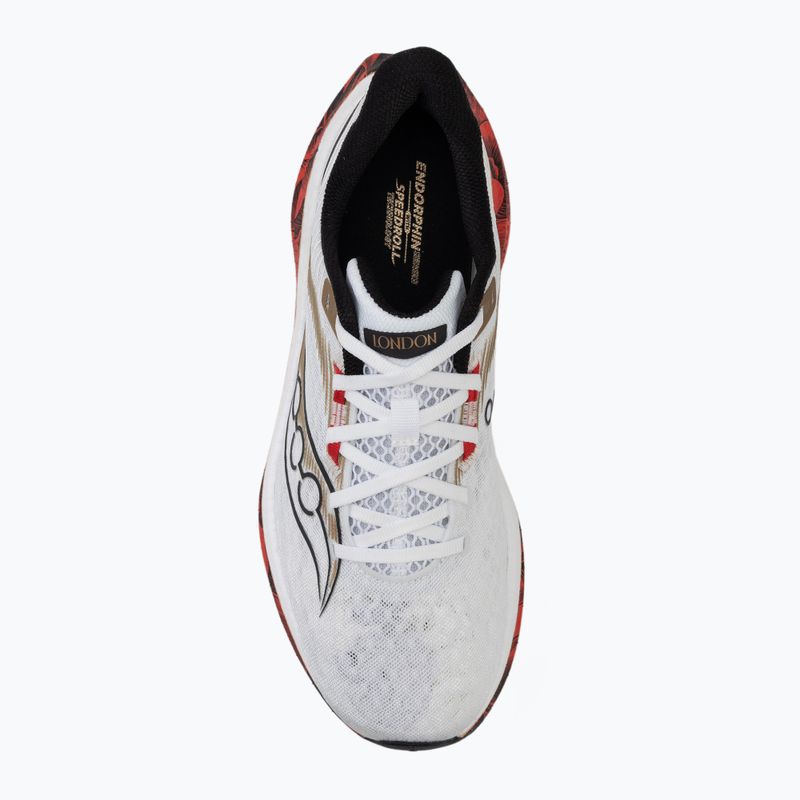 Scarpe da running uomo Saucony Endorphin Speed 5 white/black 5