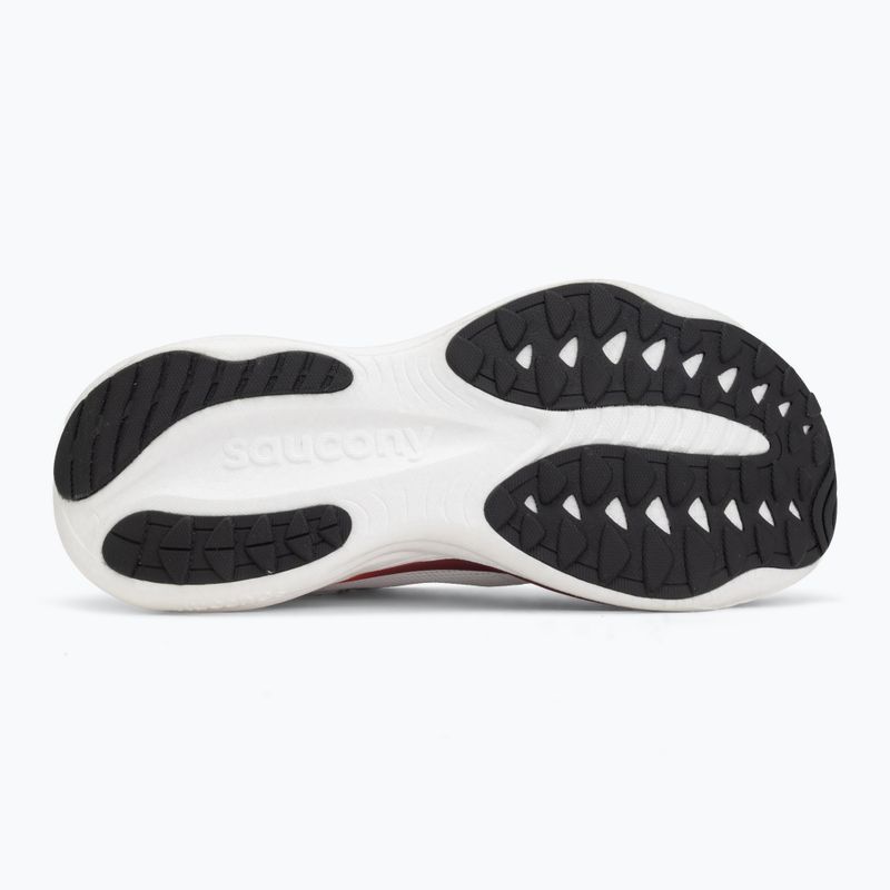 Scarpe da running uomo Saucony Ride 19 white/crimson 4