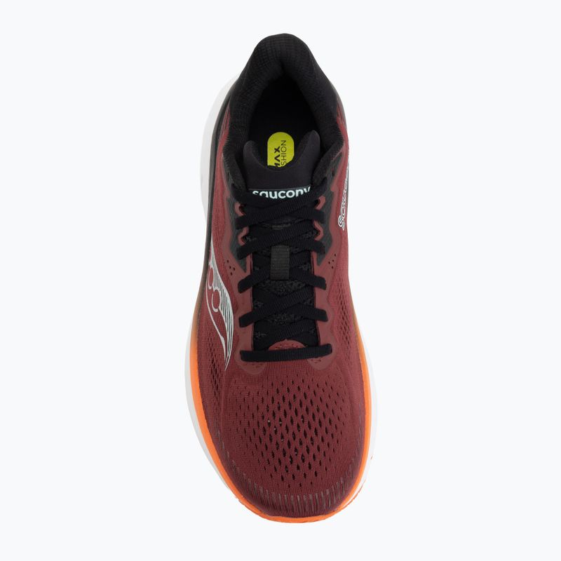 Scarpe running uomo Saucony Guide 19 crimson/fire 5