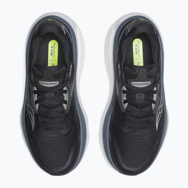 Scarpe da corsa donna Saucony Hurricane 26 black/silver 6
