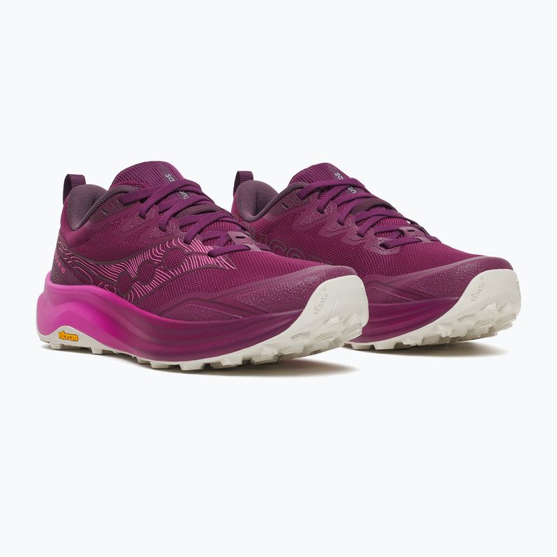 Scarpe da corsa donna Saucony Peregrine 16 plum/mulberry 3