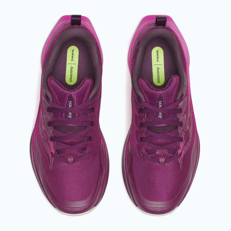 Scarpe da corsa donna Saucony Peregrine 16 plum/mulberry 6