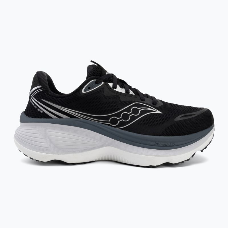Scarpe da corsa uomo Saucony Hurricane 26 black/silver 2