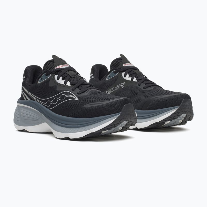 Scarpe da corsa uomo Saucony Hurricane 26 black/silver 3