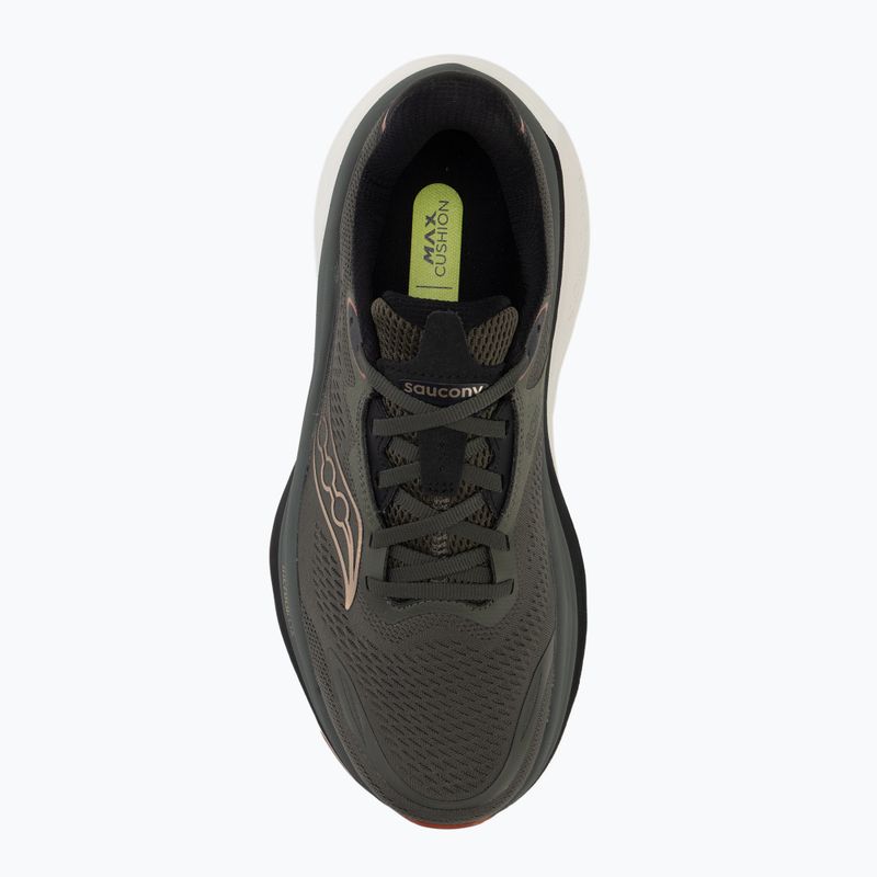 Scarpe da corsa uomo Saucony Hurricane 26 fatigue/black 5