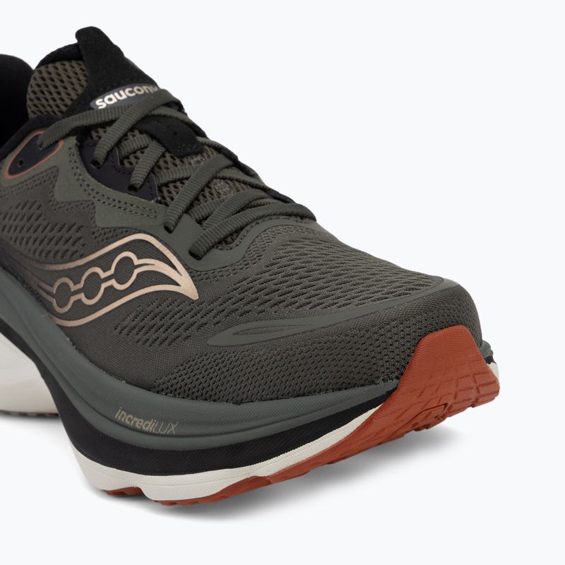 Scarpe da corsa uomo Saucony Hurricane 26 fatigue/black 7