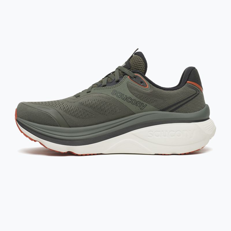 Scarpe da corsa uomo Saucony Hurricane 26 fatigue/black 2