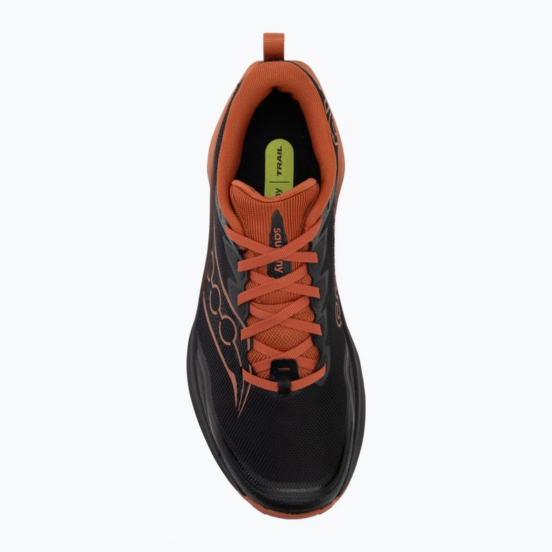 Scarpe da corsa uomo Saucony Peregrine 16 black/rust 5
