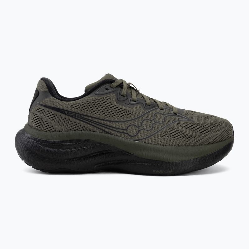 Scarpe da corsa uomo Saucony Ride 19 fatigue/black 2