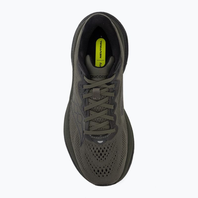 Scarpe da corsa uomo Saucony Ride 19 fatigue/black 5