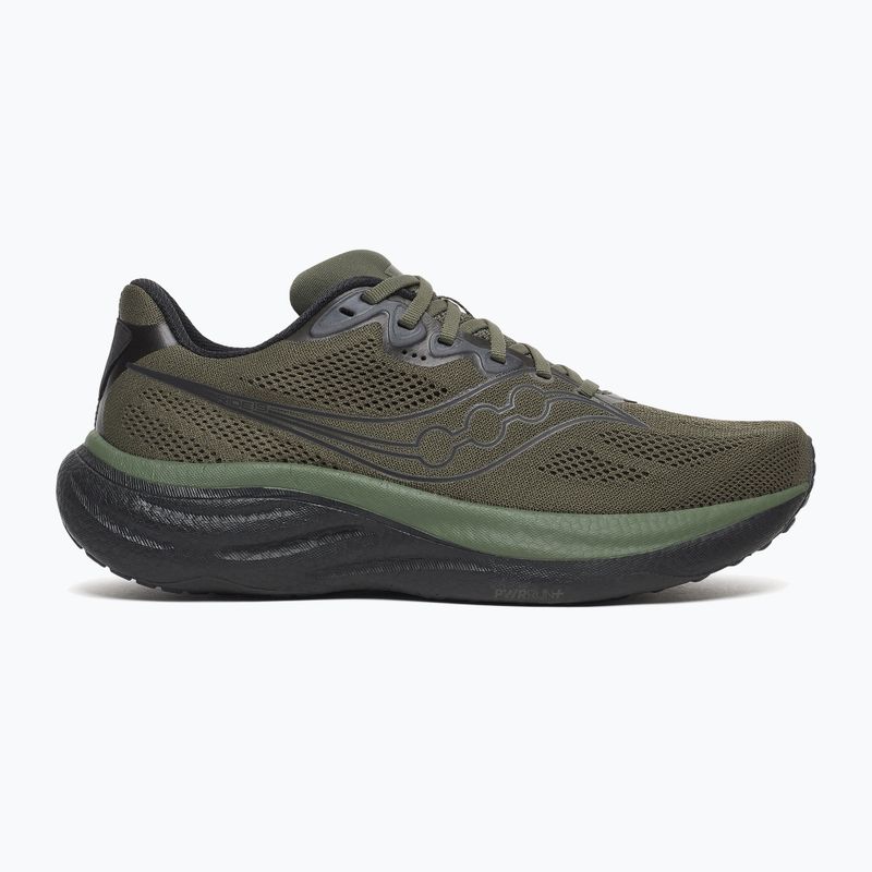 Scarpe da corsa uomo Saucony Ride 19 fatigue/black