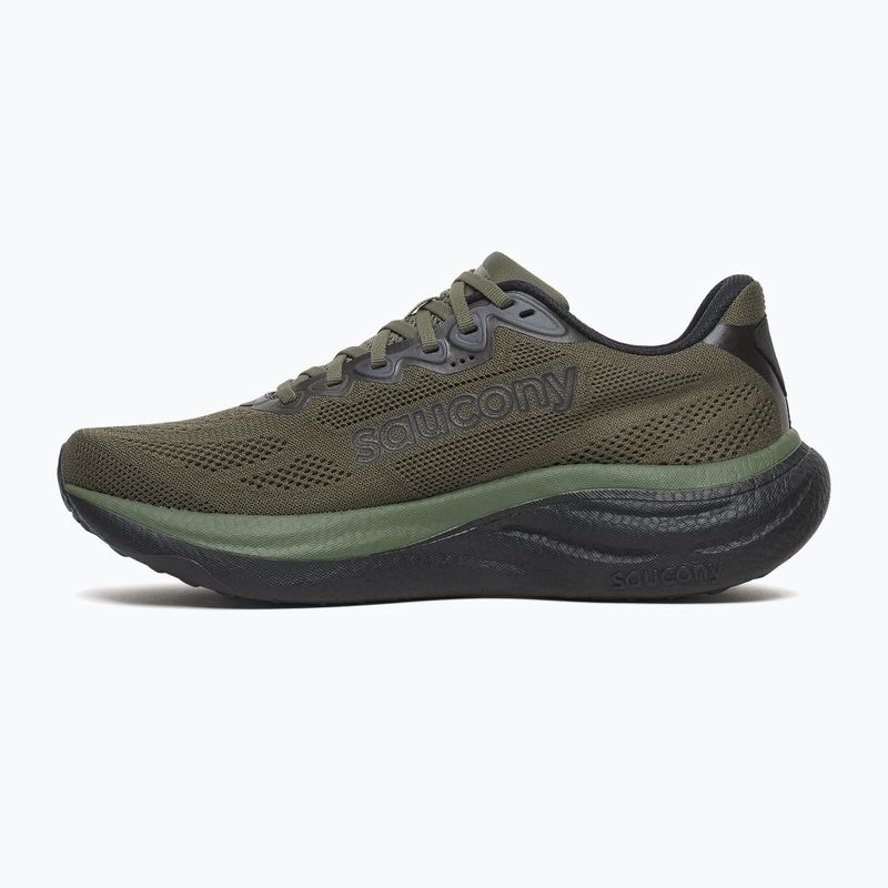 Scarpe da corsa uomo Saucony Ride 19 fatigue/black 2