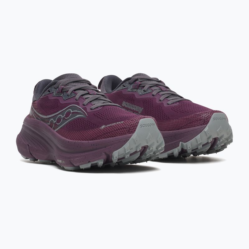Scarpe da corsa donna Saucony Guide Tr Gtx eggplant 3