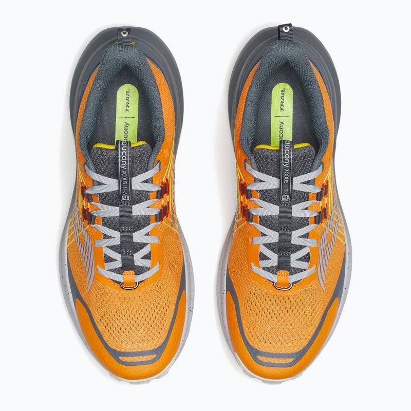 Scarpe da corsa uomo Saucony Xodus Ultra 4 fuego/carbon 6