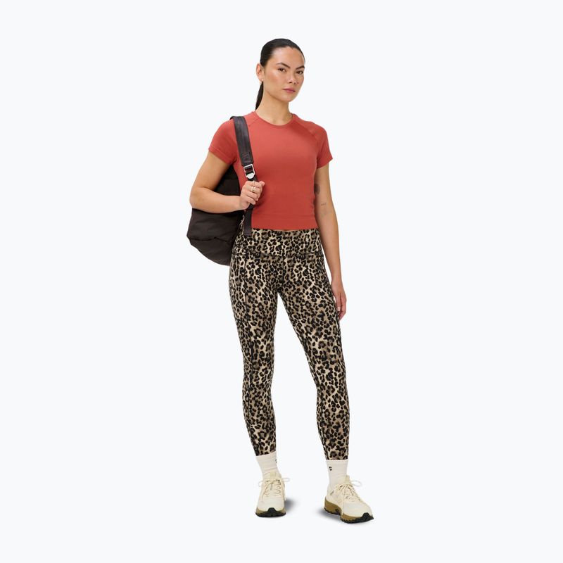 Maglietta da yoga da donna Sweaty Betty Athlete Crop Seamless Workout terrazzo red 2