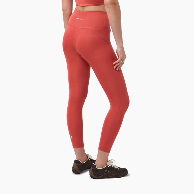 Leggings da allenamento donna Sweaty Betty All Day 7/8 terrazzo red 3