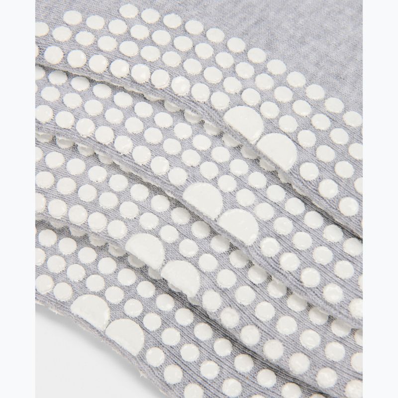 Calze da donna Sweaty Betty Pilates Crew Gripper 2 pary light grey marl 3