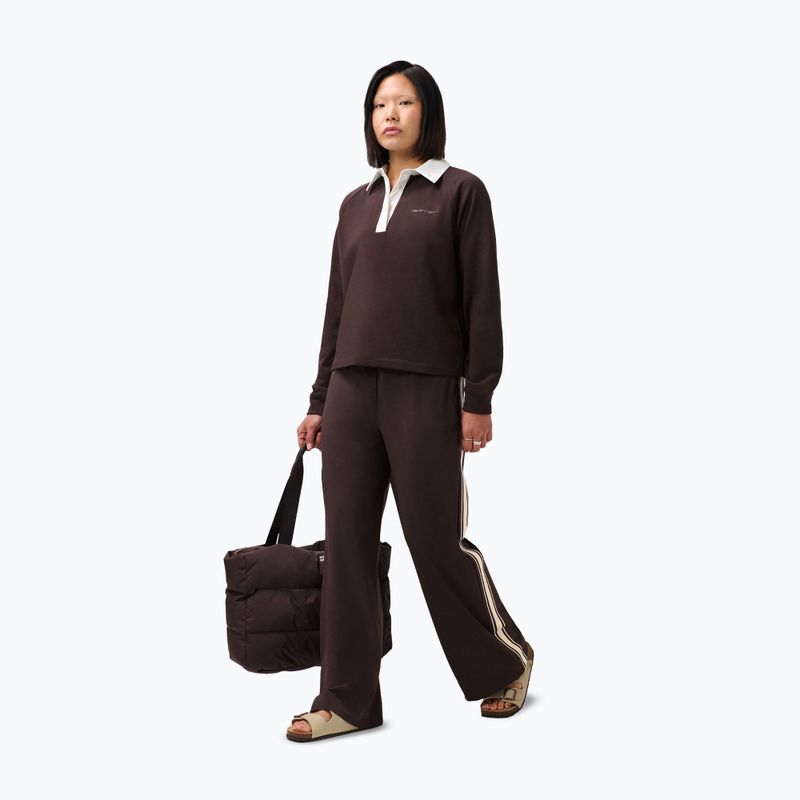 Felpa donna Sweaty Betty Revive Rugby espresso brown 2