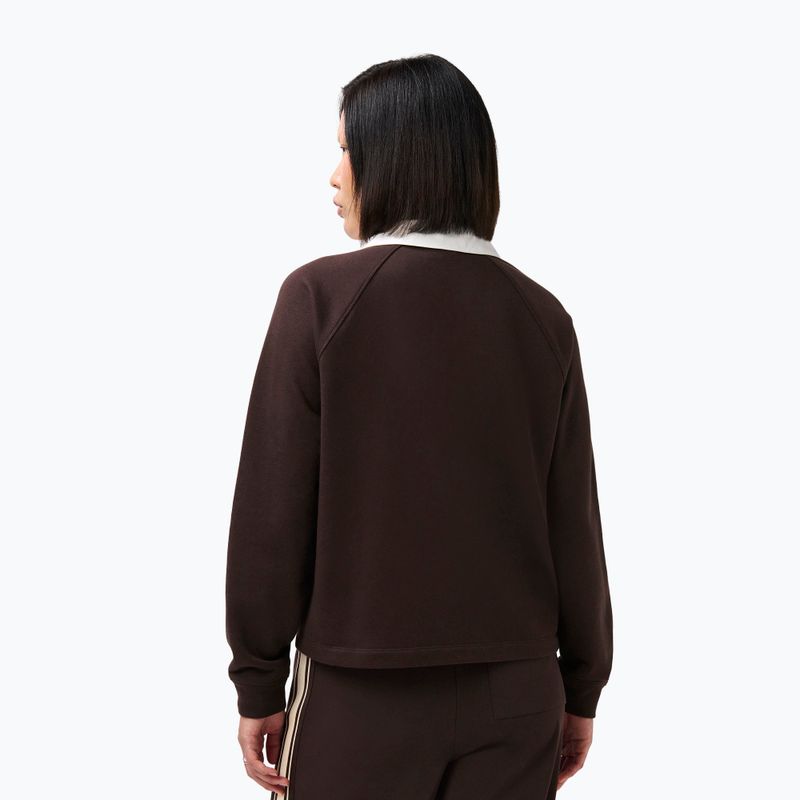 Felpa donna Sweaty Betty Revive Rugby espresso brown 3