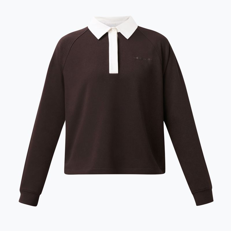 Felpa donna Sweaty Betty Revive Rugby espresso brown 6