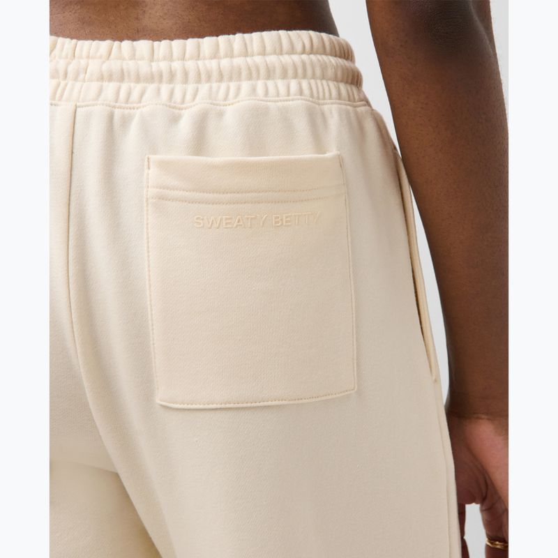 Pantaloni da allenamento da donna Sweaty Betty Revive Track ecru beige 5