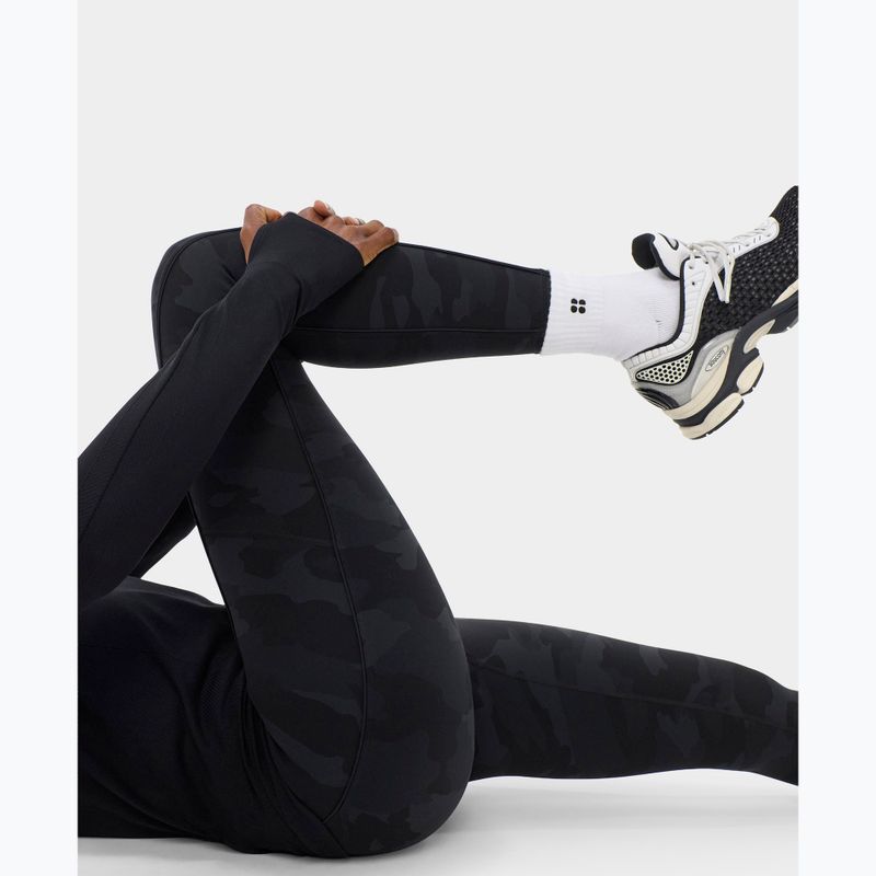 Leggings da allenamento donna Sweaty Betty Power Piping Workout 7/8 ultra black camo print 5