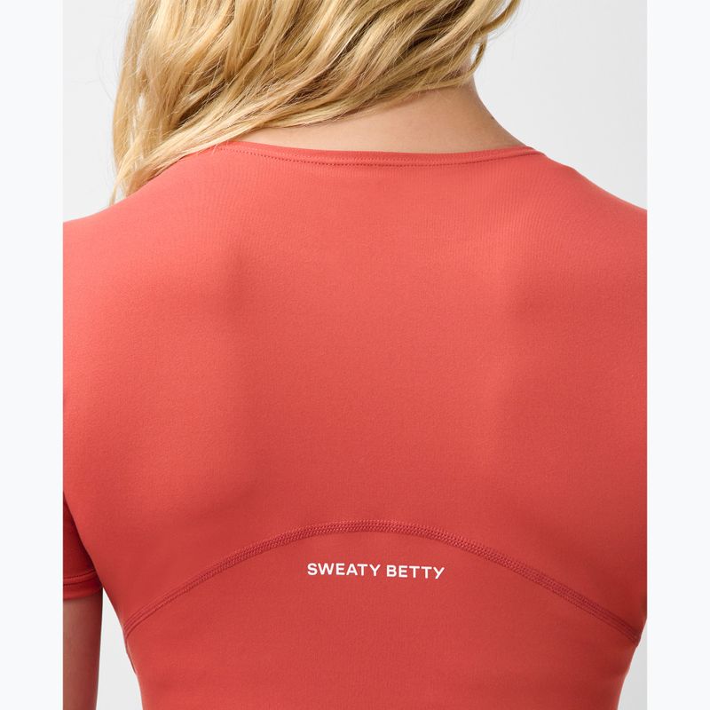 Maglietta da yoga da donna Sweaty Betty All Day Wrap terrazzo red 5