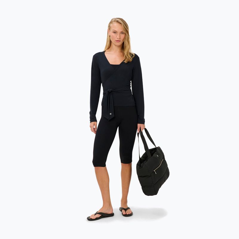 Longsleeve da donna Sweaty Betty Soft Flow Studio Wear Your Way black 2