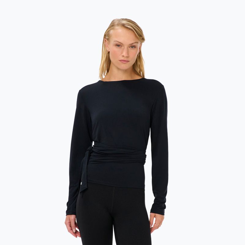 Longsleeve da donna Sweaty Betty Soft Flow Studio Wear Your Way black 4