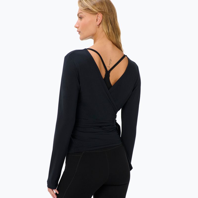 Longsleeve da donna Sweaty Betty Soft Flow Studio Wear Your Way black 5