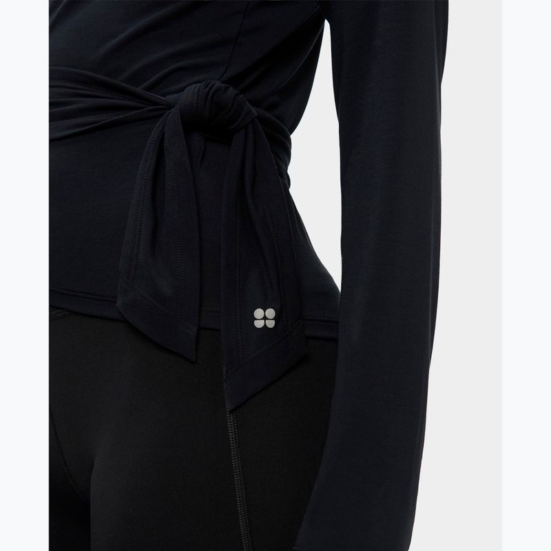 Longsleeve da donna Sweaty Betty Soft Flow Studio Wear Your Way black 7