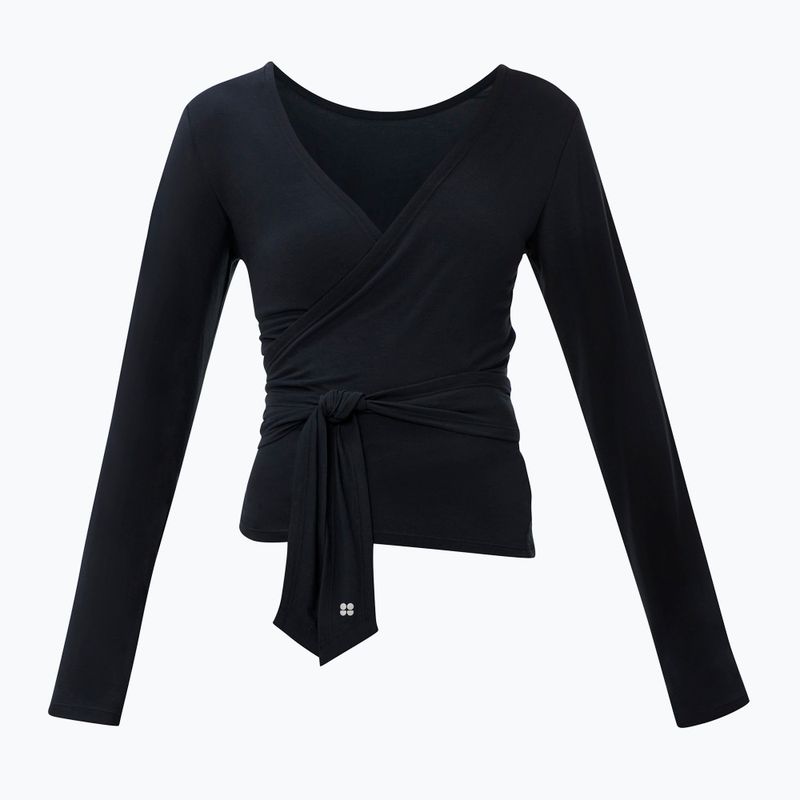Longsleeve da donna Sweaty Betty Soft Flow Studio Wear Your Way black 8