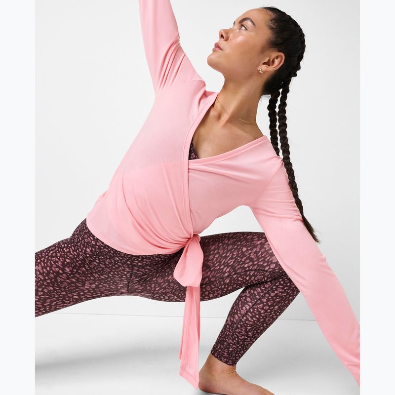 Longsleeve da donna Sweaty Betty Soft Flow Studio Wear Your Way deco pink 6