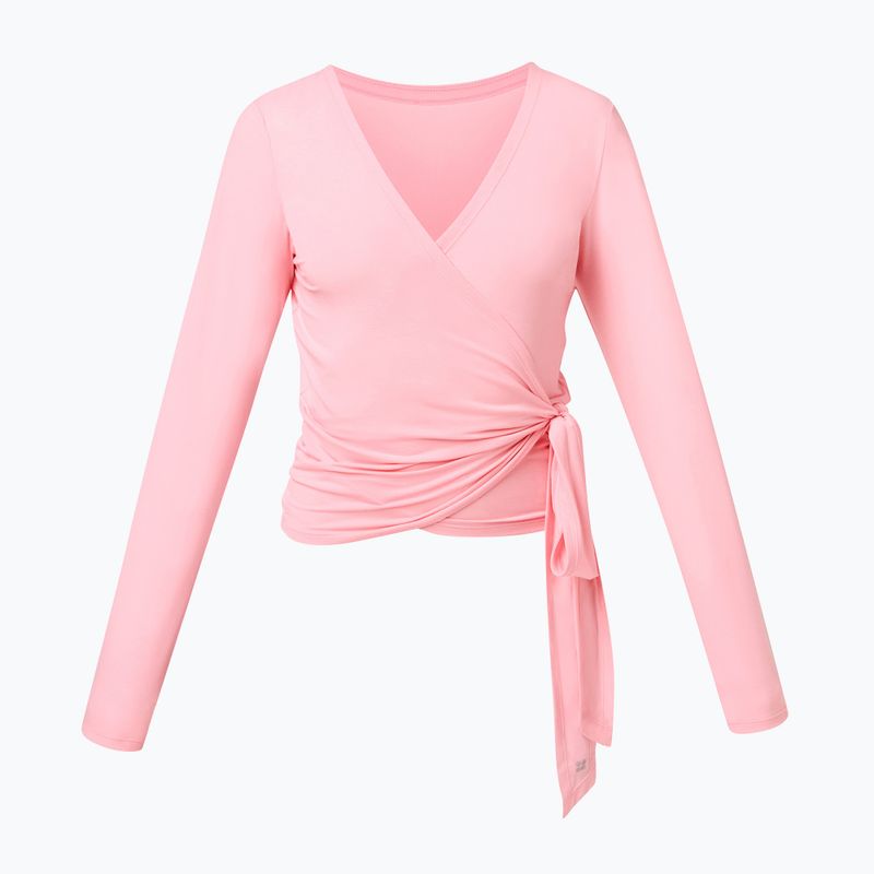 Longsleeve da donna Sweaty Betty Soft Flow Studio Wear Your Way deco pink 8
