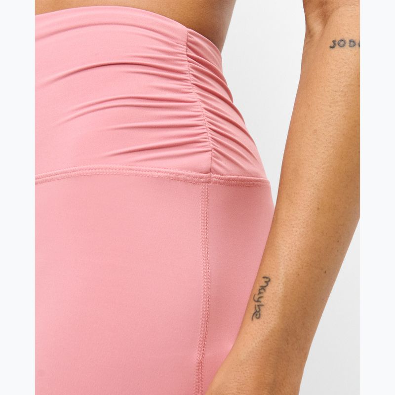 Leggings da allenamento donna Sweaty Betty Ultimate Studio 7/8 Ruched dark deco pink 5