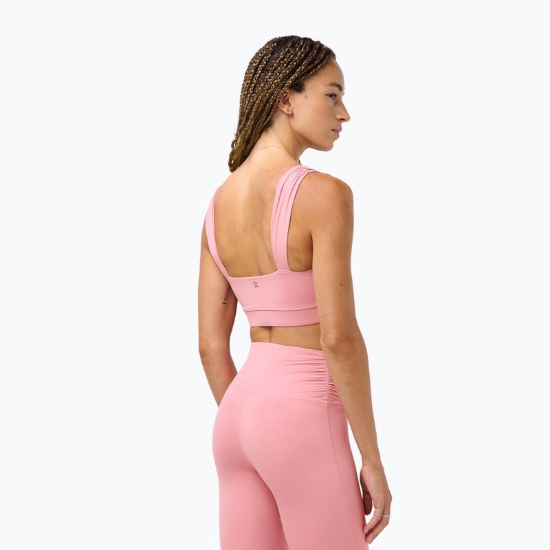 Reggiseno sportivo Sweaty Betty Ultimate Studio Ruched dark deco pink 3