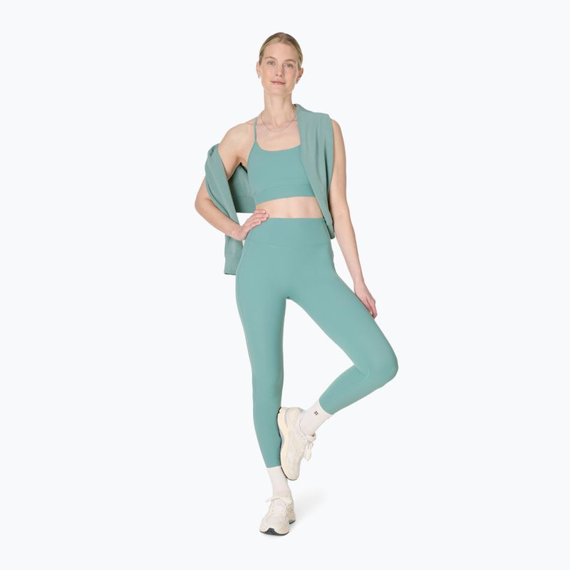 Leggings da allenamento da donna Sweaty Betty Ultimate Studio Ribbed green 3