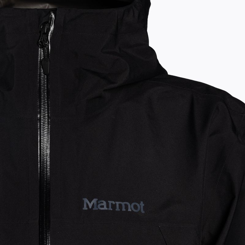 Giacca da pioggia Marmot Minimalist Pro Gore Tex da uomo, nero 3