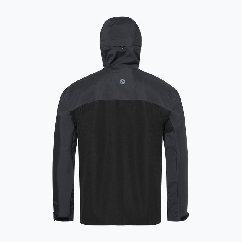 Giacca softshell da uomo Marmot ROM GORE-TEX Infinium Hoody nero 6