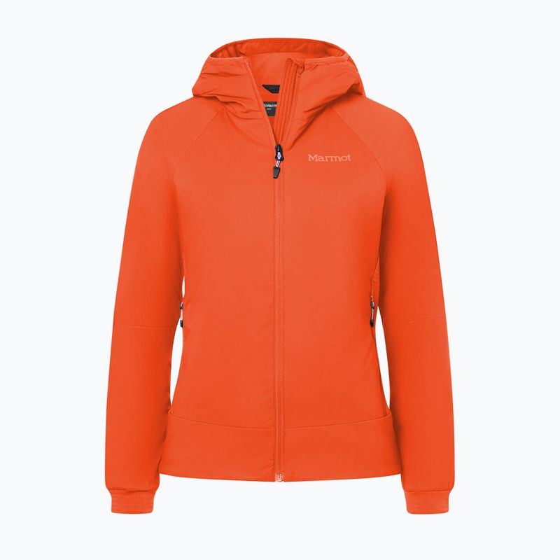Giacca da sole Marmot Novus LT Hybrid Hoody rossa da donna 4