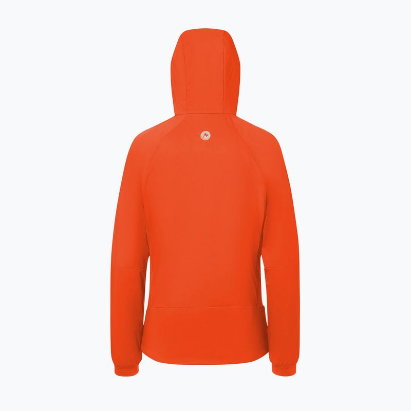Giacca da sole Marmot Novus LT Hybrid Hoody rossa da donna 5
