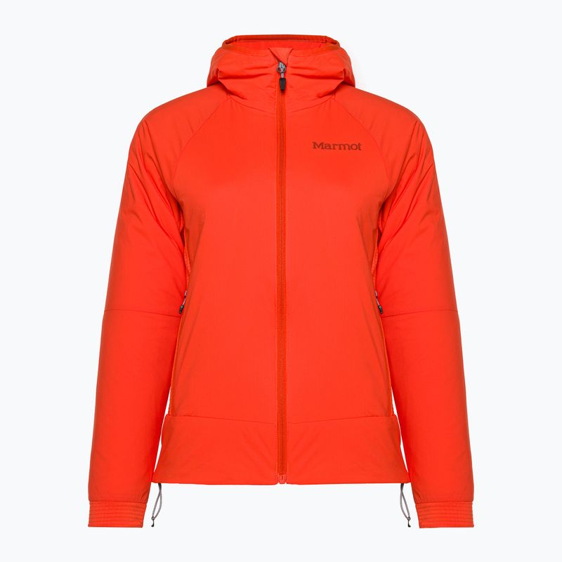 Giacca da sole Marmot Novus LT Hybrid Hoody rossa da donna