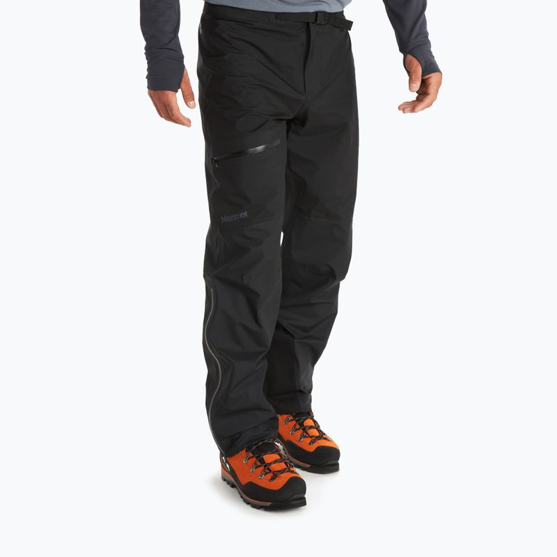 Pantaloni con membrana Marmot Mitre Peak Gore Tex da uomo, nero