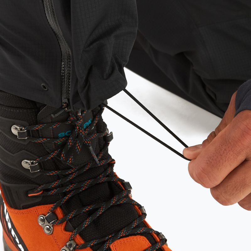 Pantaloni con membrana Marmot Mitre Peak Gore Tex da uomo, nero 5