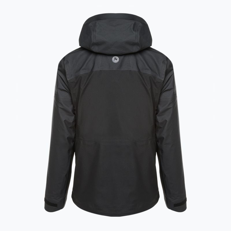 Giacca antipioggia Marmot Mitre Peak Gore Tex donna nero 4