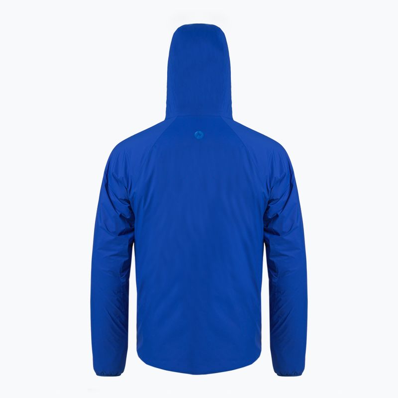 Marmot Novus Hoody giacca isolata da uomo blu scuro 8